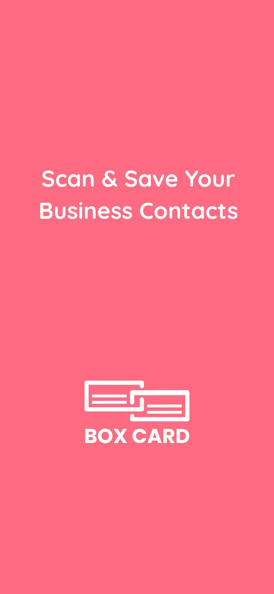 Boxcard - Scan & Save Your Business Card