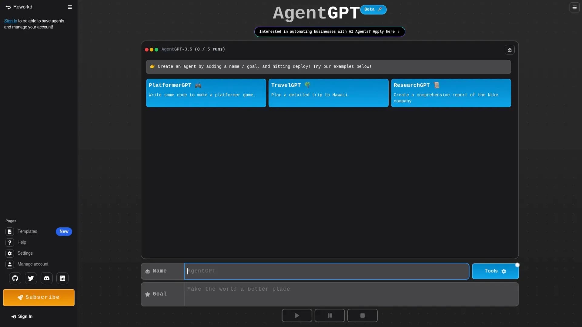 AgentGPT