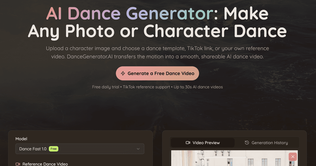 AI Dance Generator