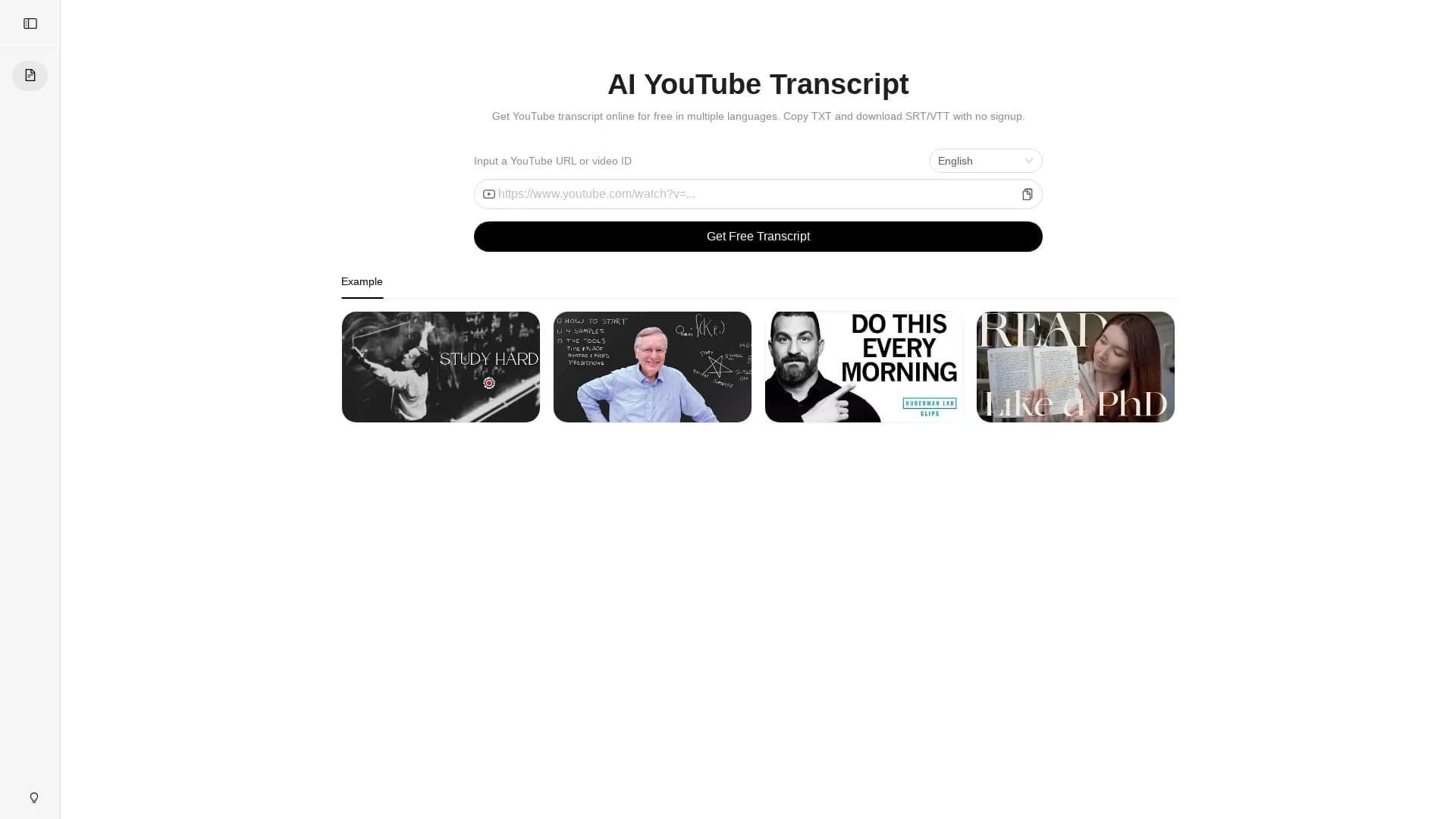AIYouTubeTranscript