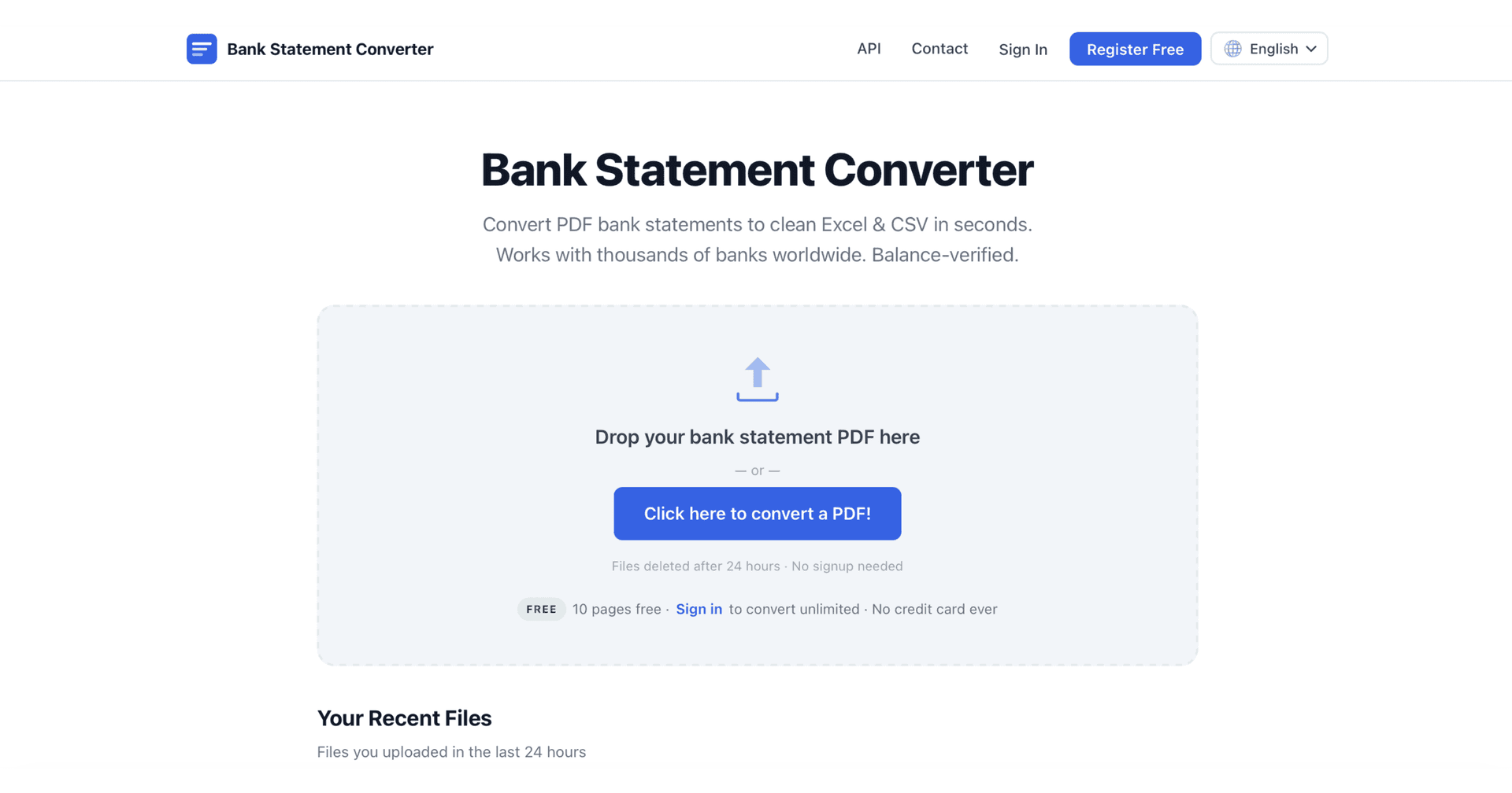Bank Statement Engine