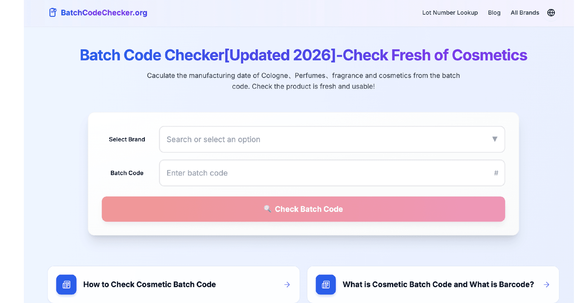 Batch Code Checker
