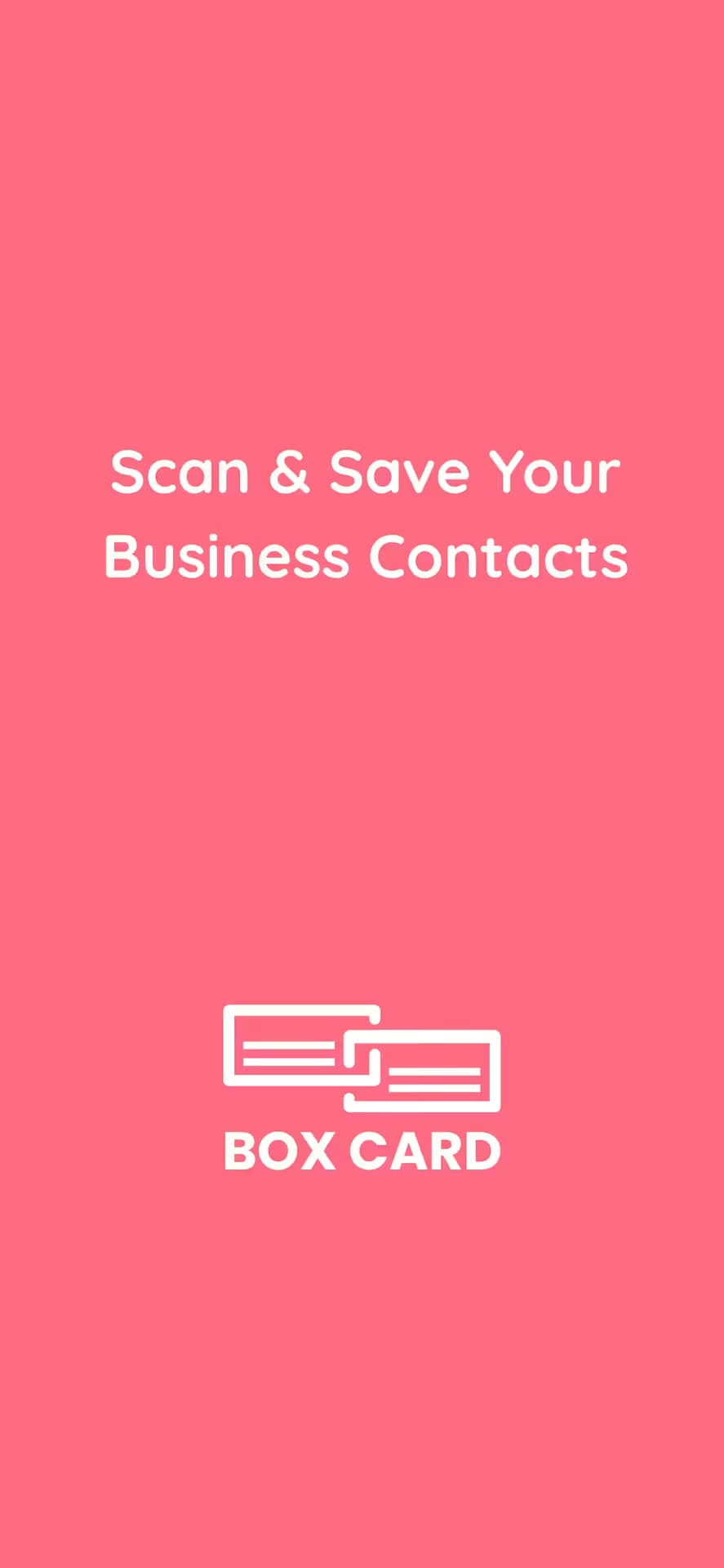 Boxcard - Scan & Save Your Business Card
