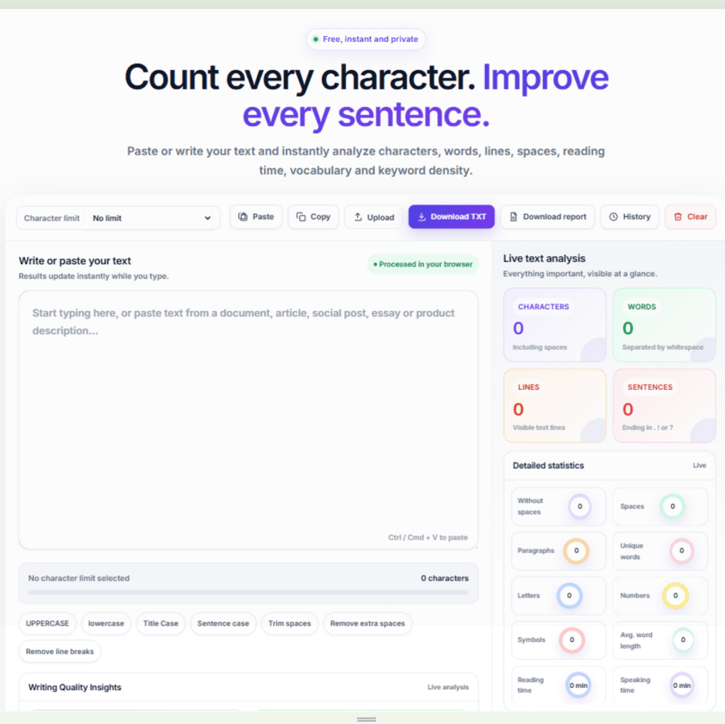 Character Counter Online