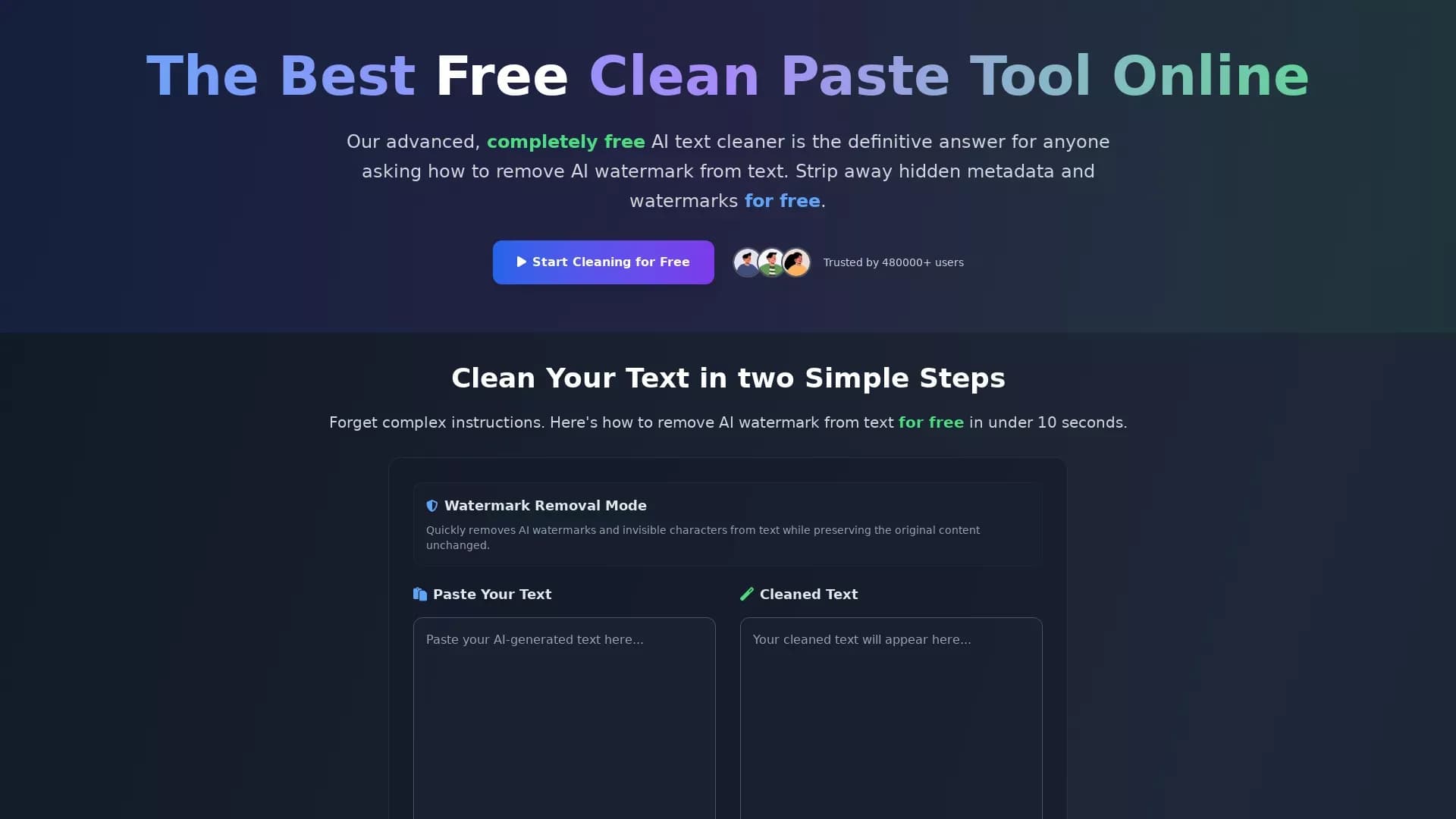 Clean Paste