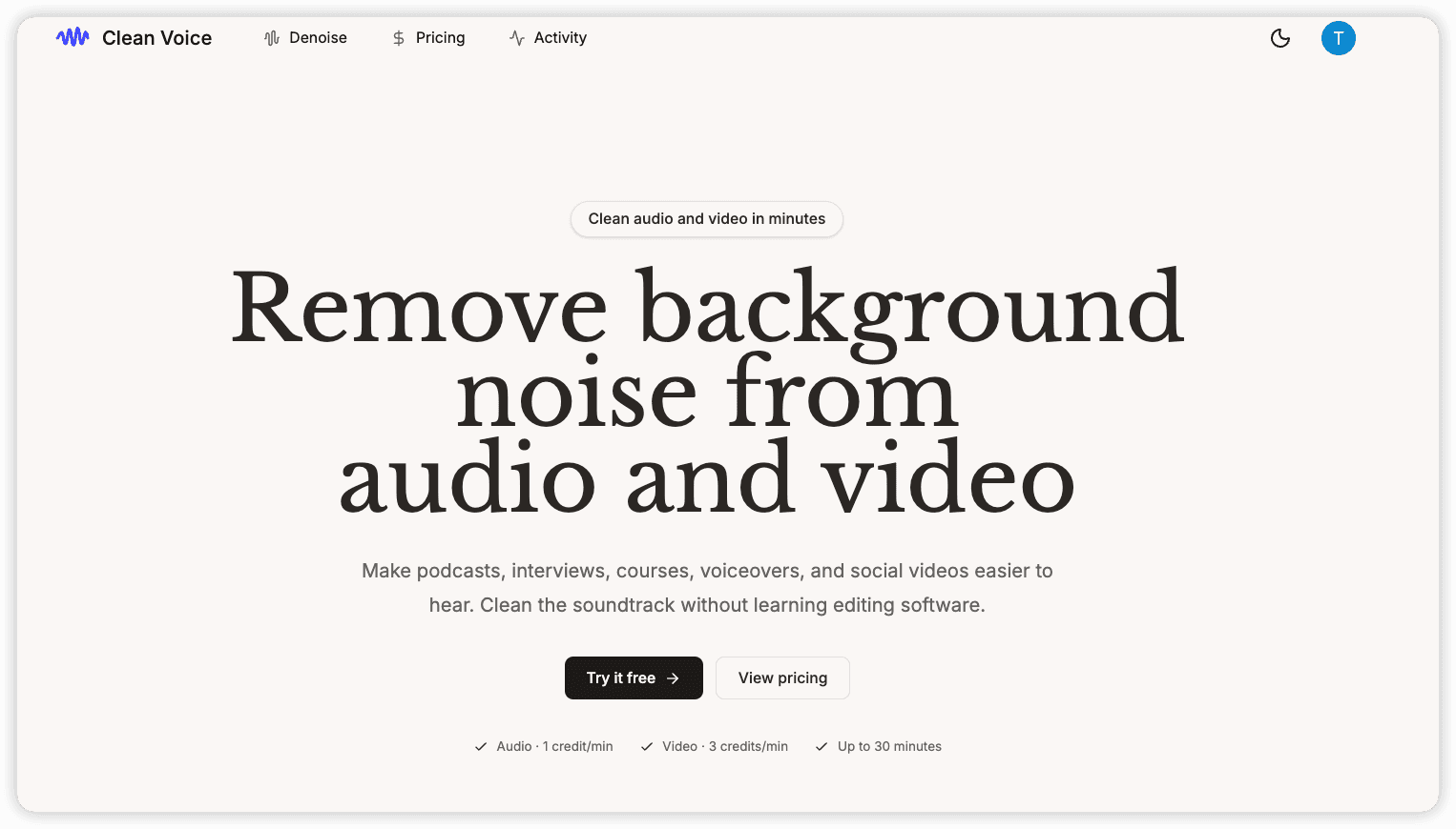 Clean Voice