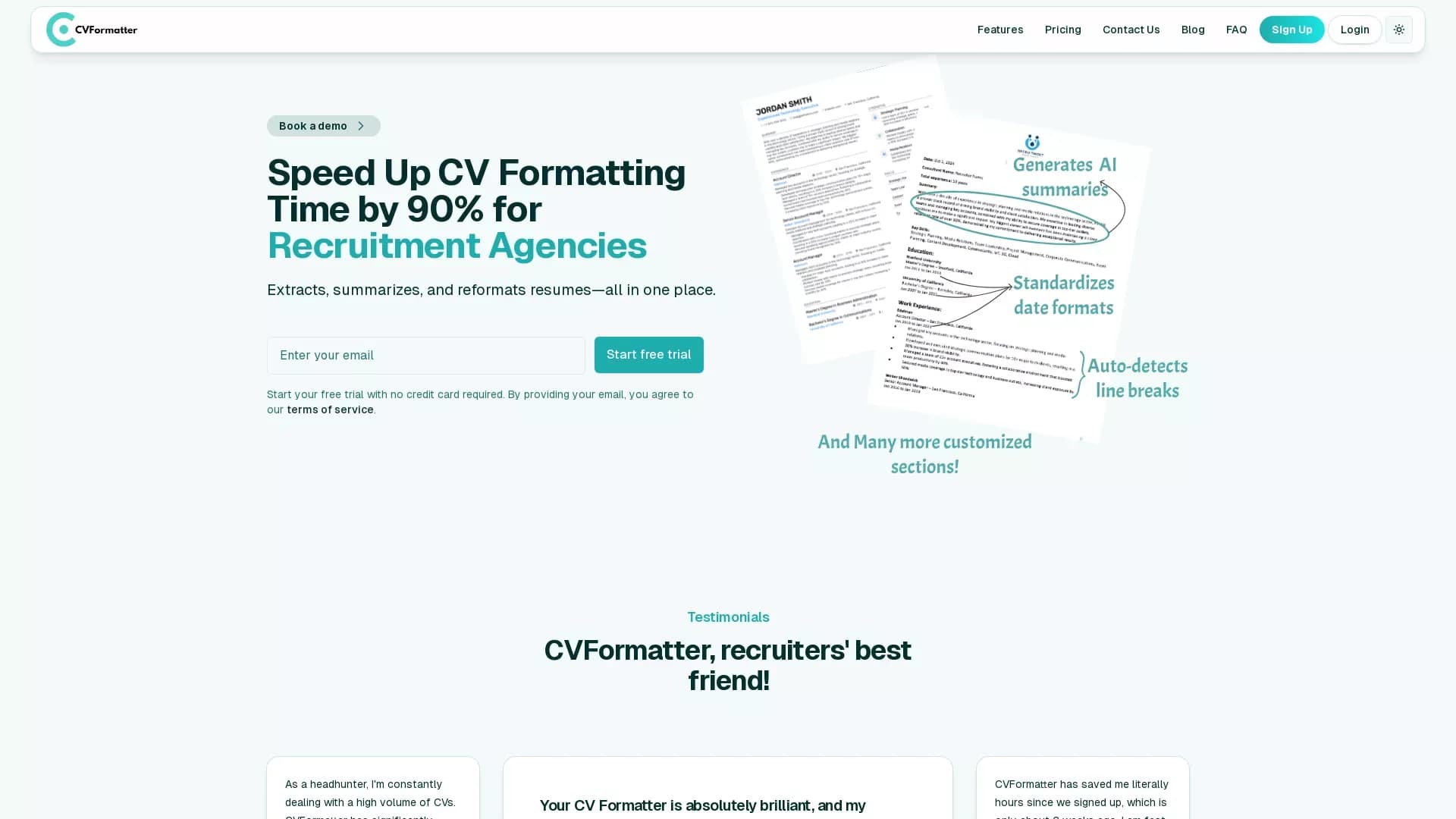 CVFormatter