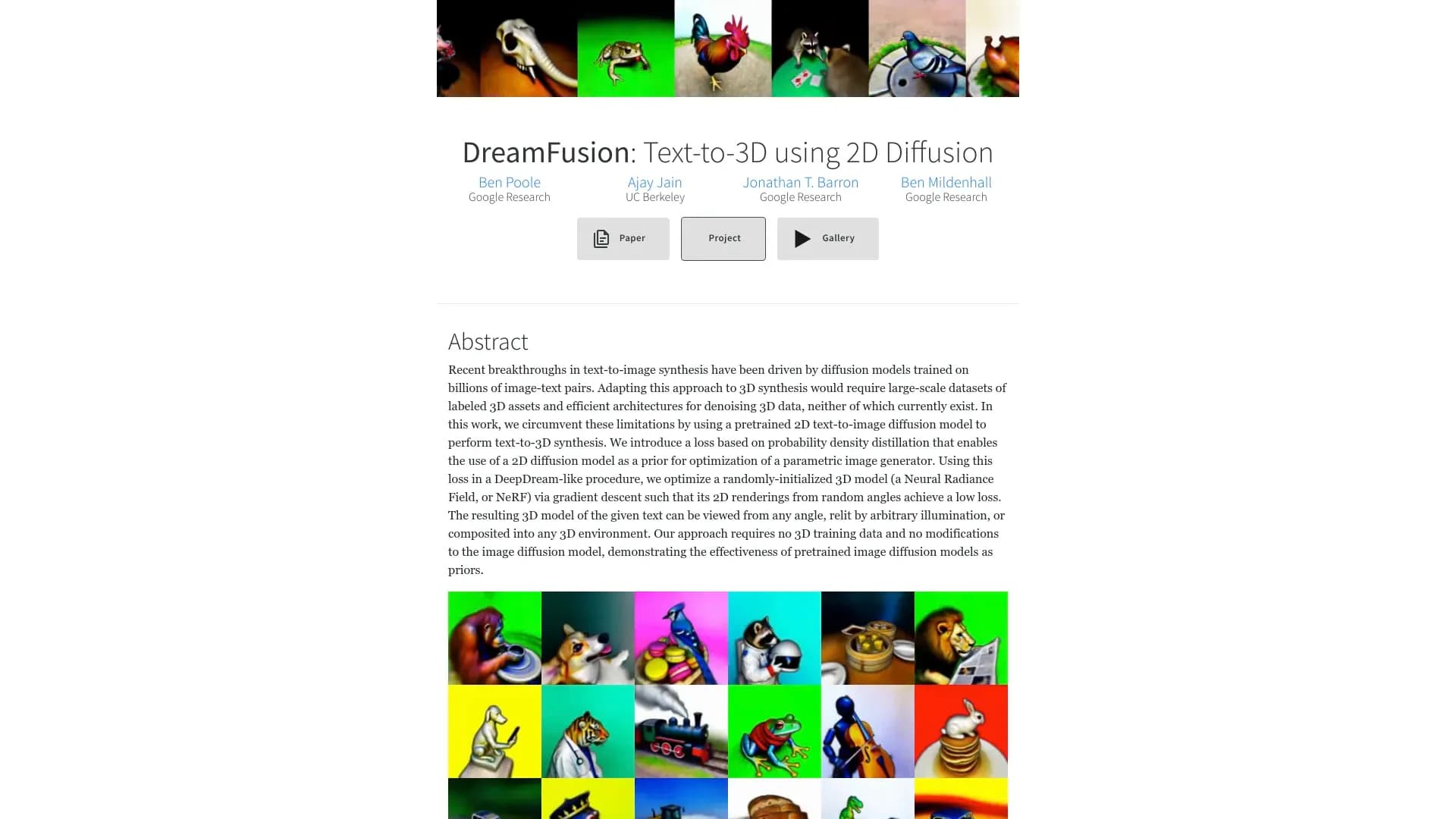 DreamFusion