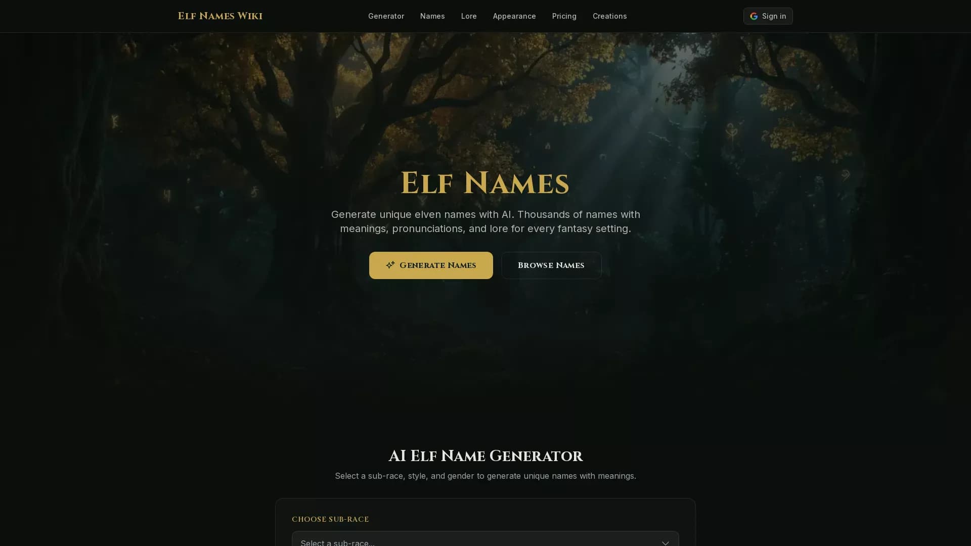 ElfNamesWiki