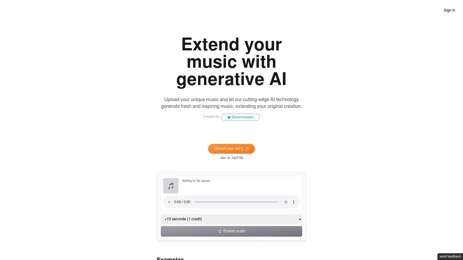 ExtendMusicAI