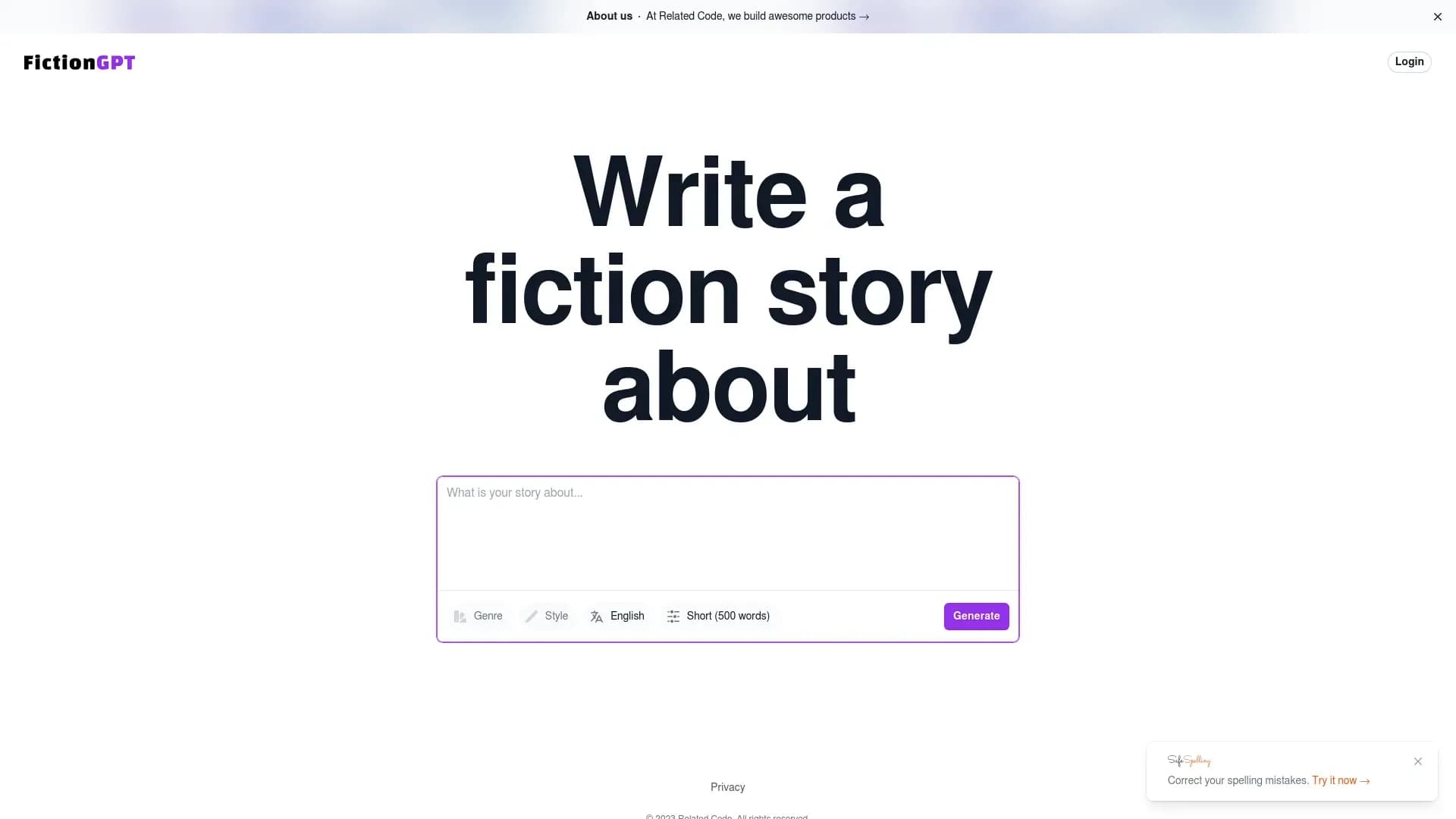 FictionGPT