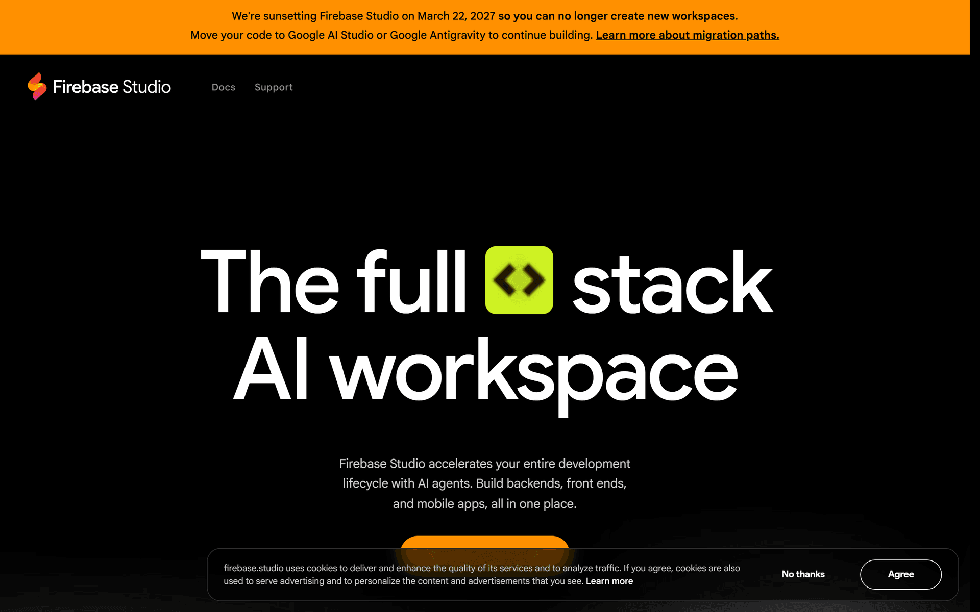 Firebase Studio