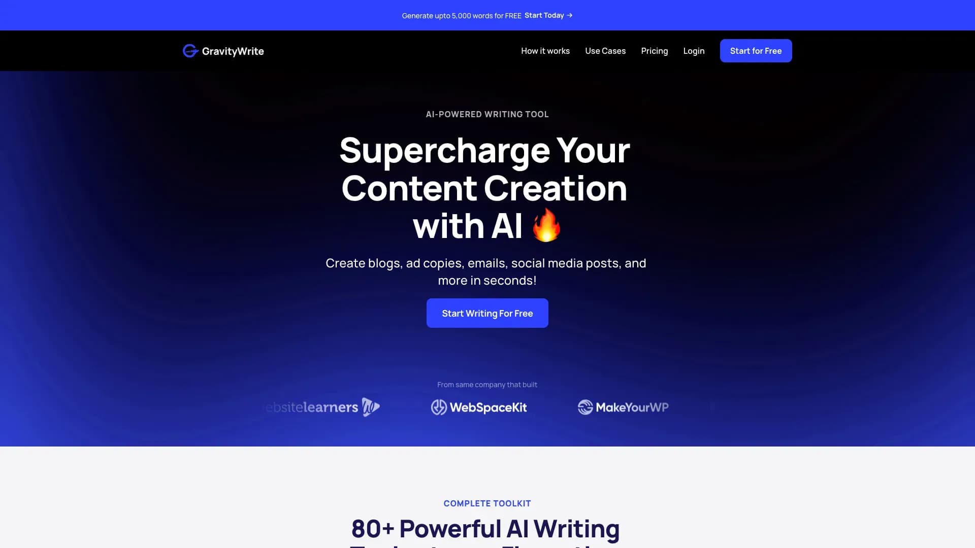 GravityWrite