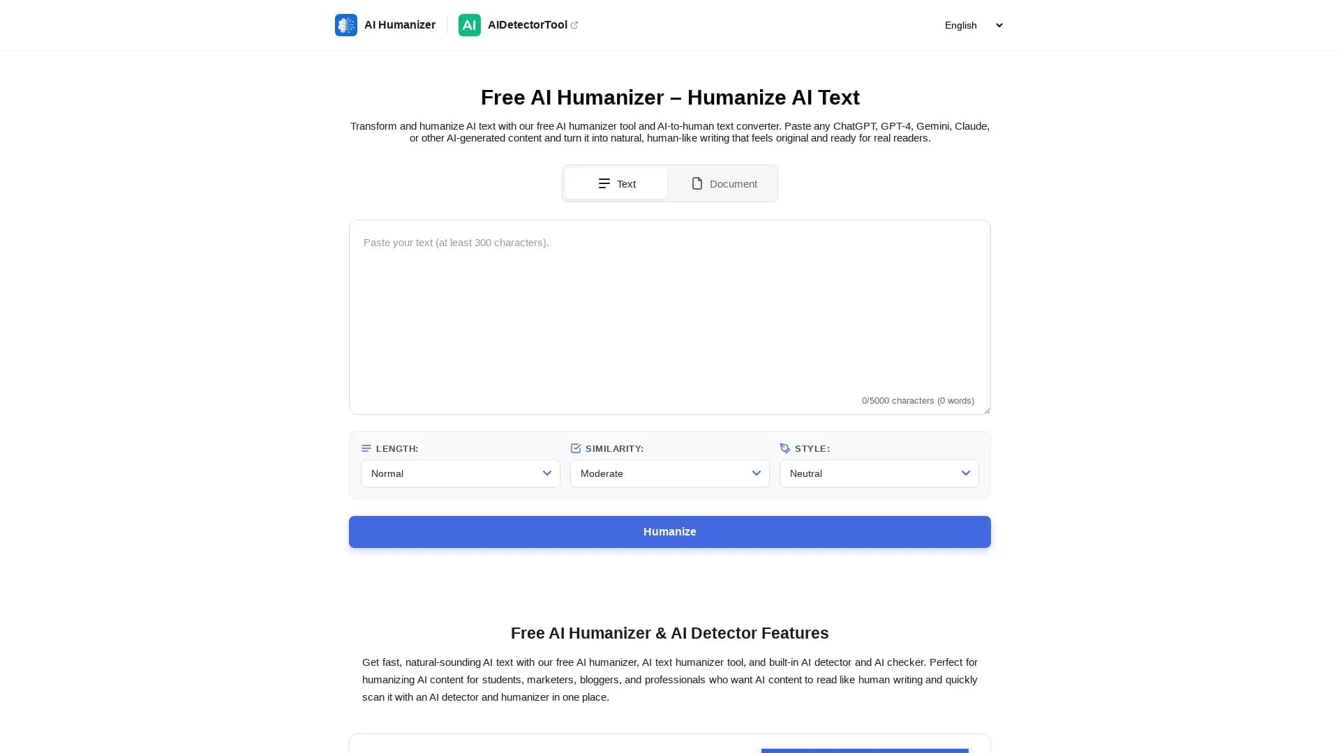 HumanizerTool