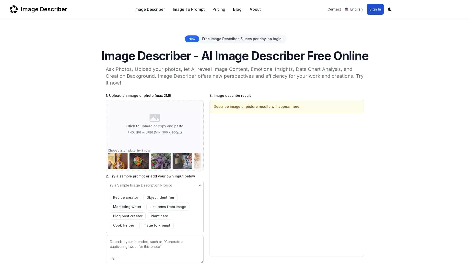 Image Describer