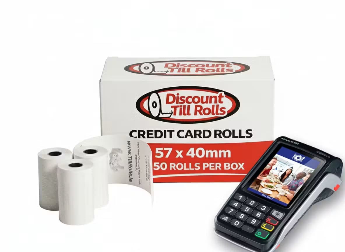 Ingenico Move5000 Credit Card Rolls