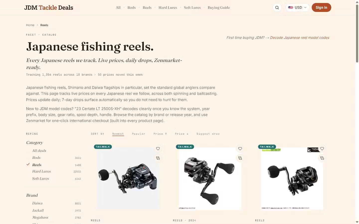 JDM Tackle Deals