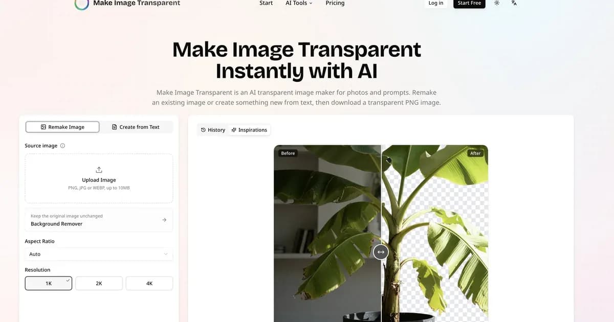 Make Image Transparent