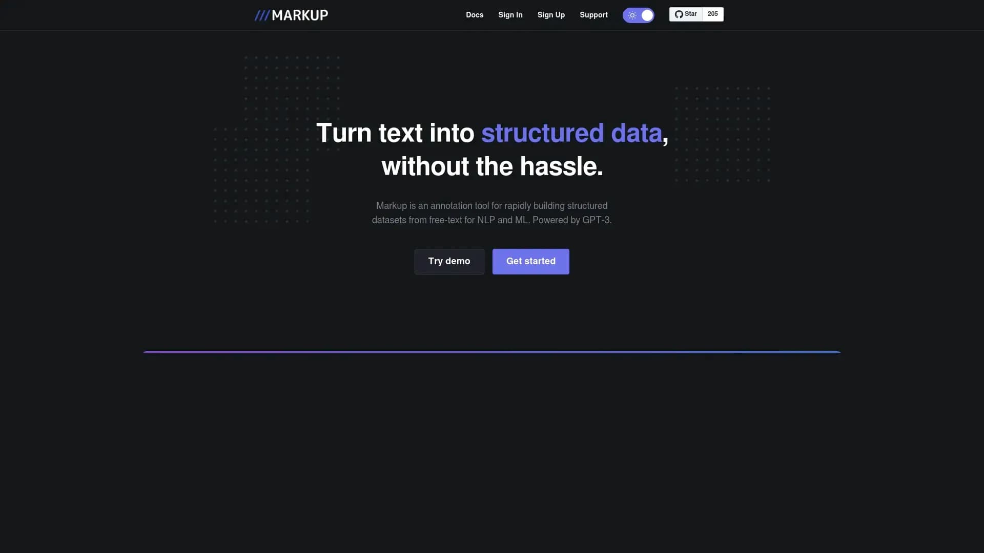 Markup