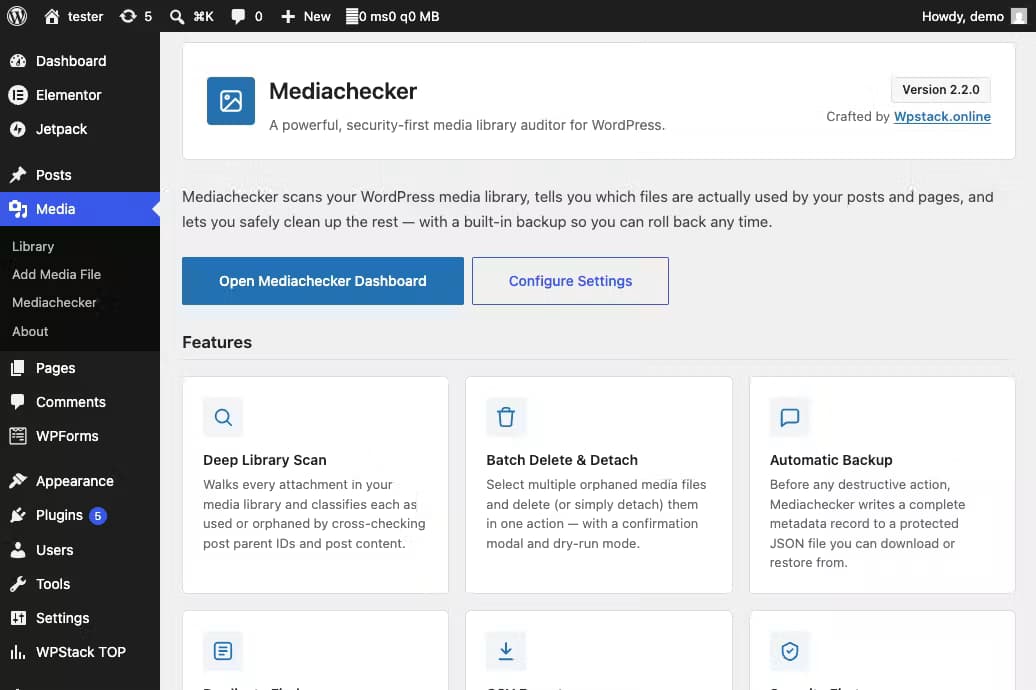 Mediachecker
