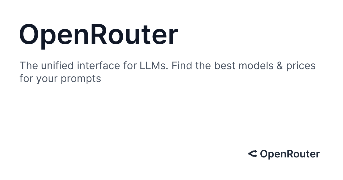 OpenRouter