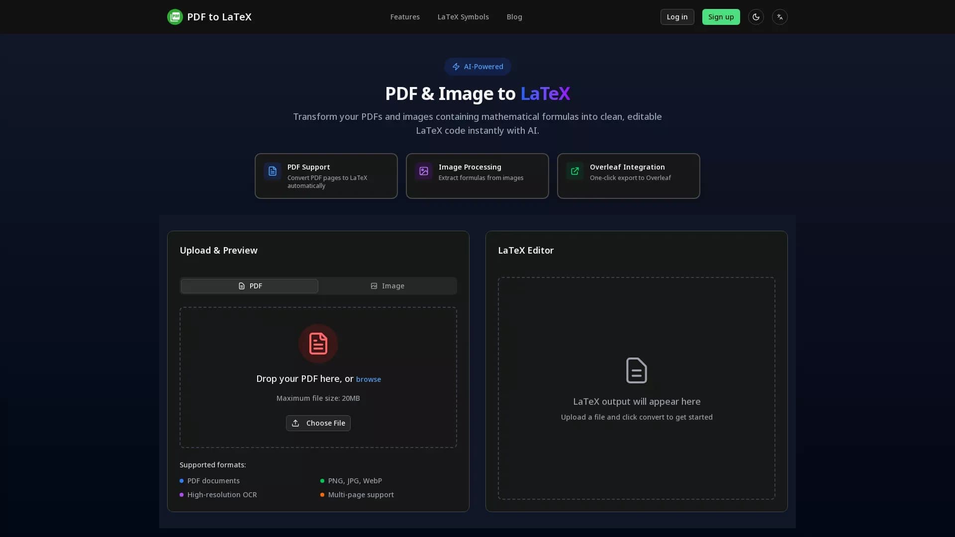 PdfToLaTeX