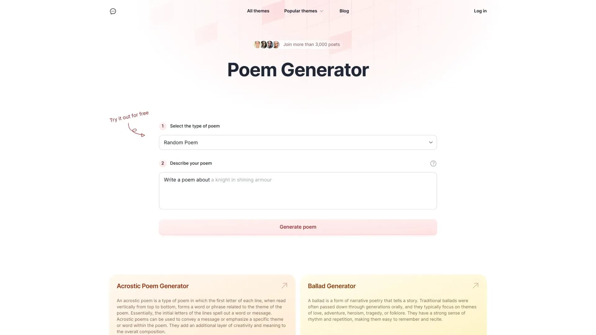 Poem Generator