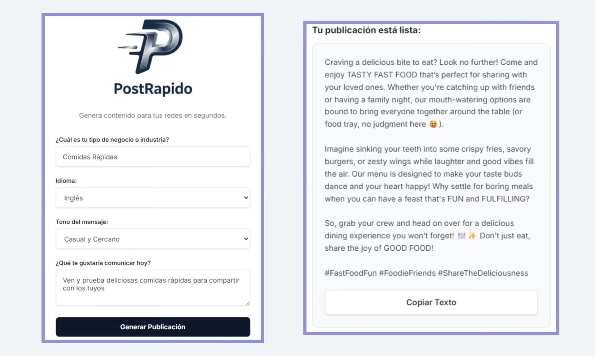 PostRapido