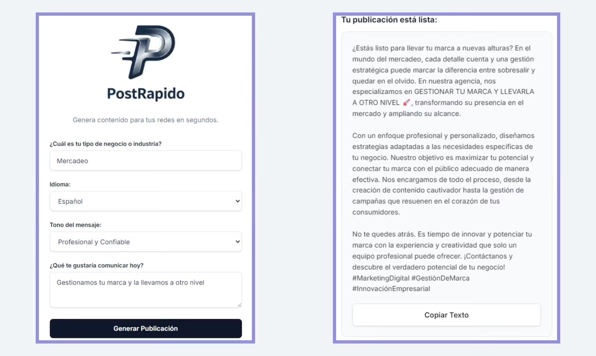 PostRapido