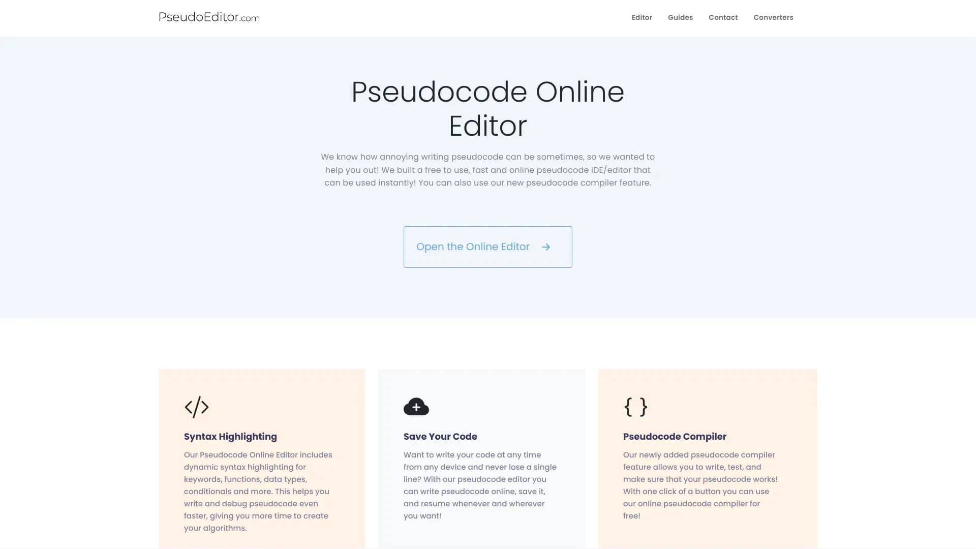Pseudoeditor