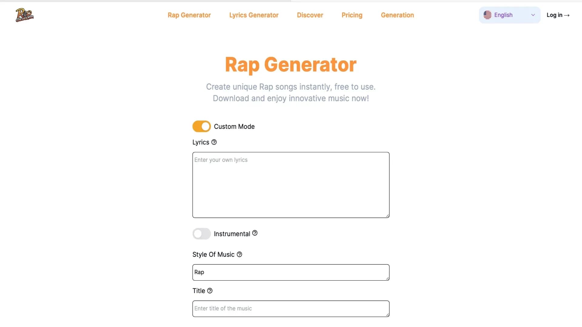 Rap Generator