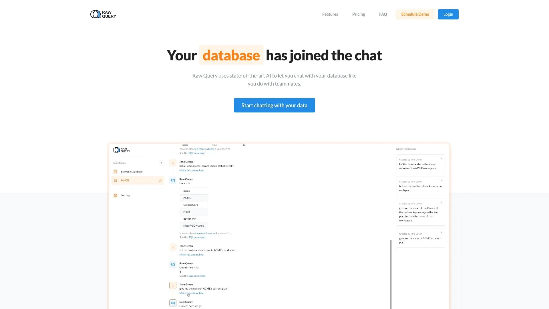 RawQuery