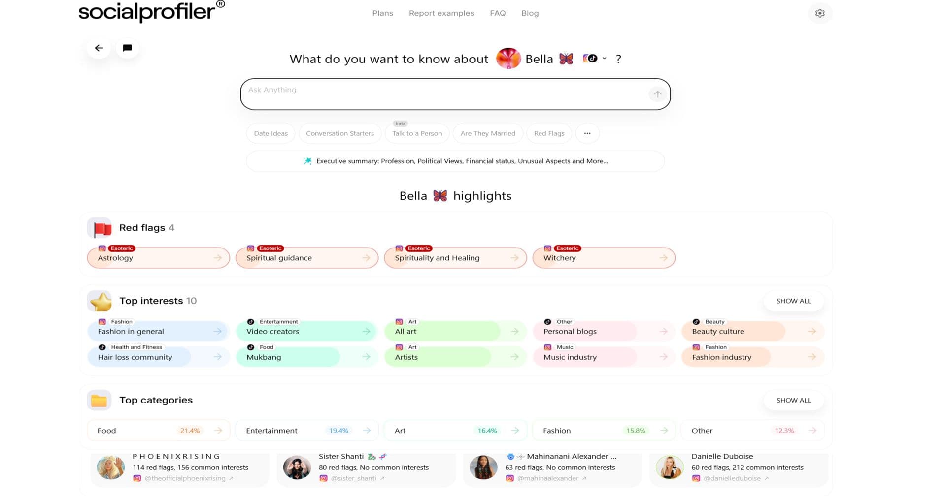 Socialprofiler