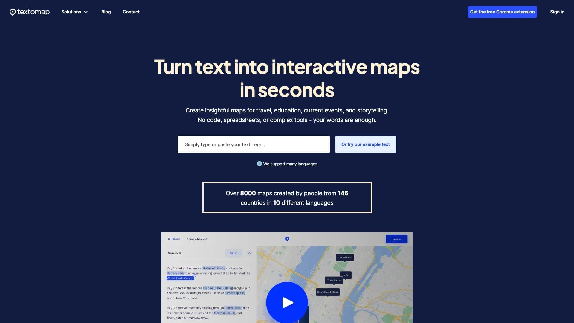 Texttomap