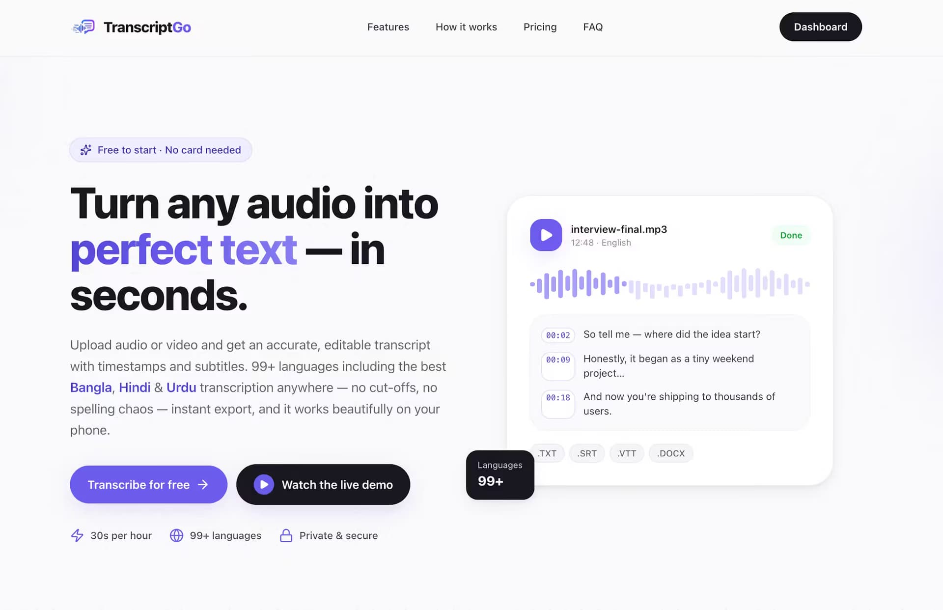 TranscriptGo
