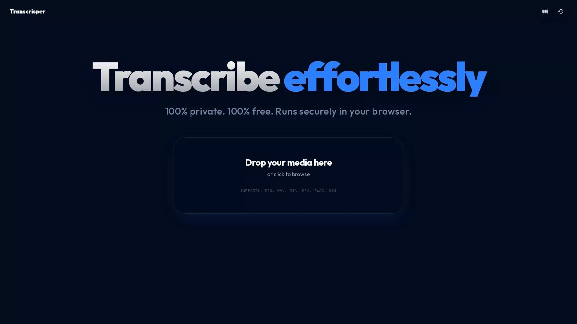 Transcrisper