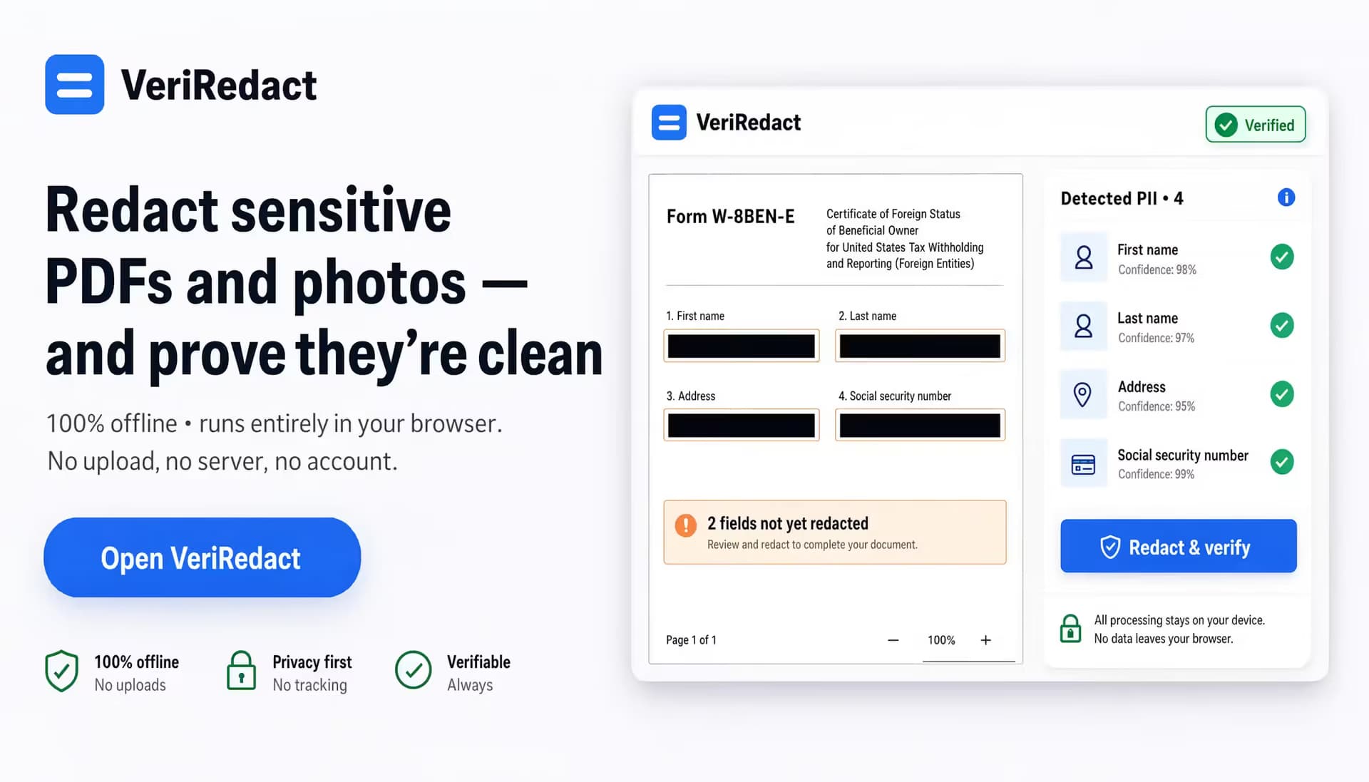 VeriRedact