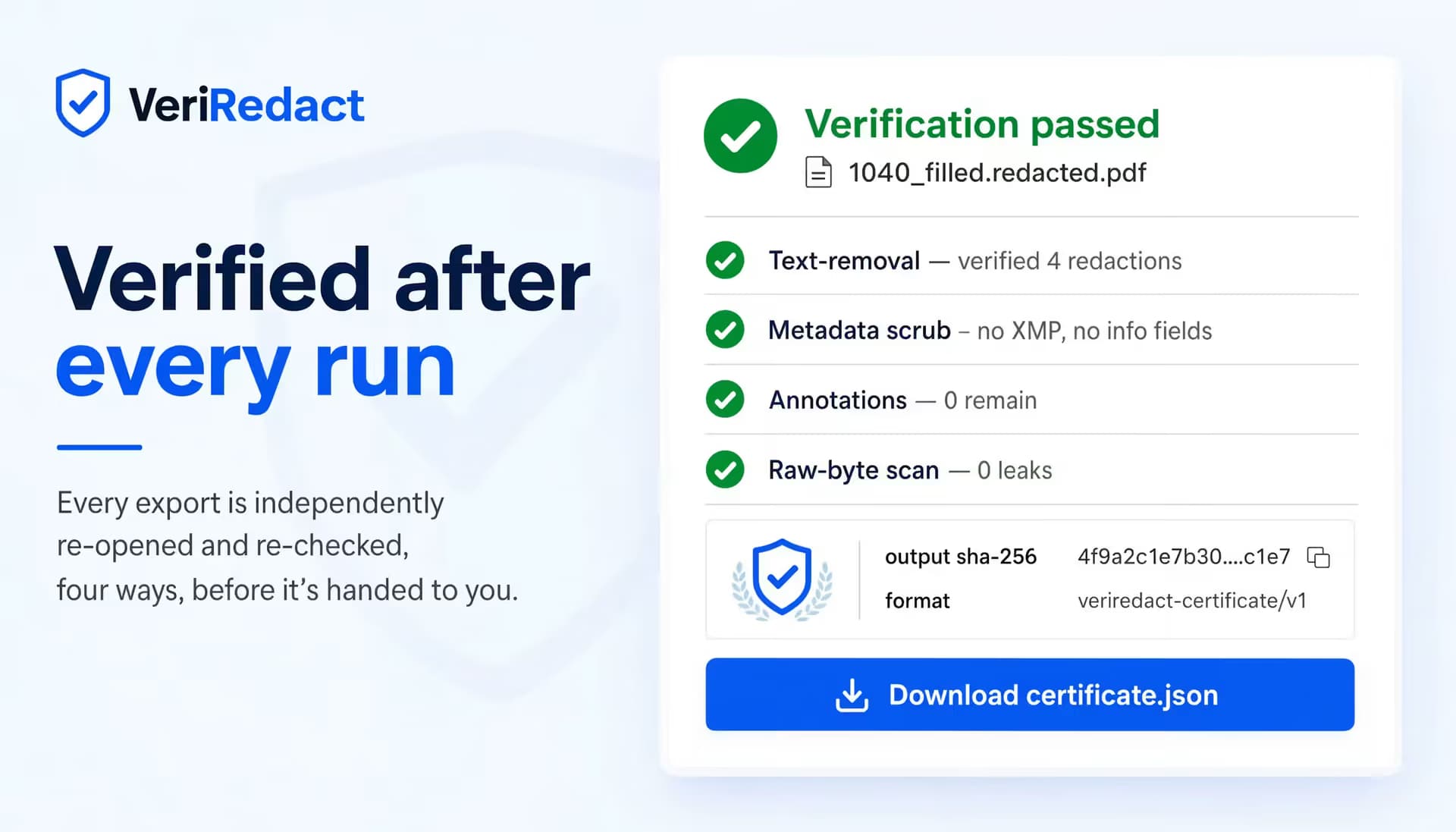 VeriRedact