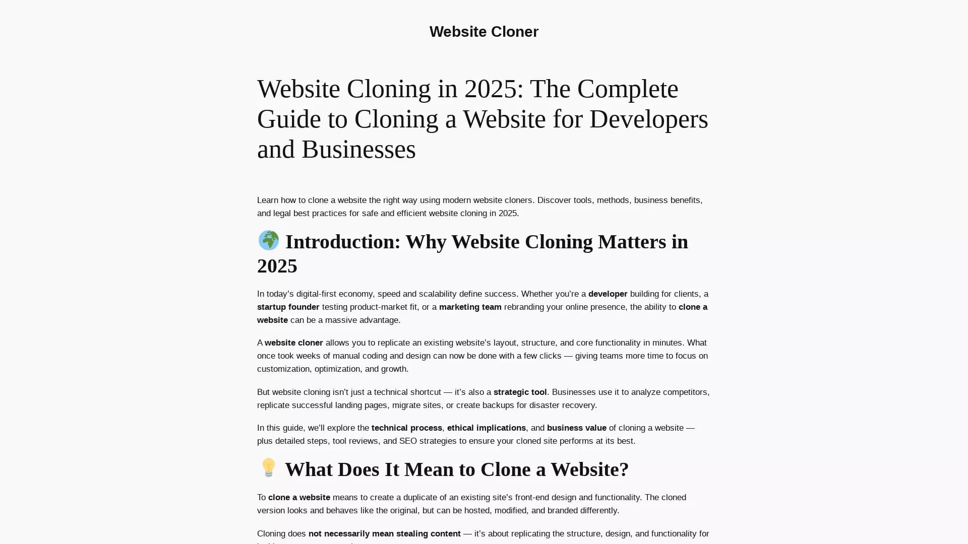 WebsiteCloner