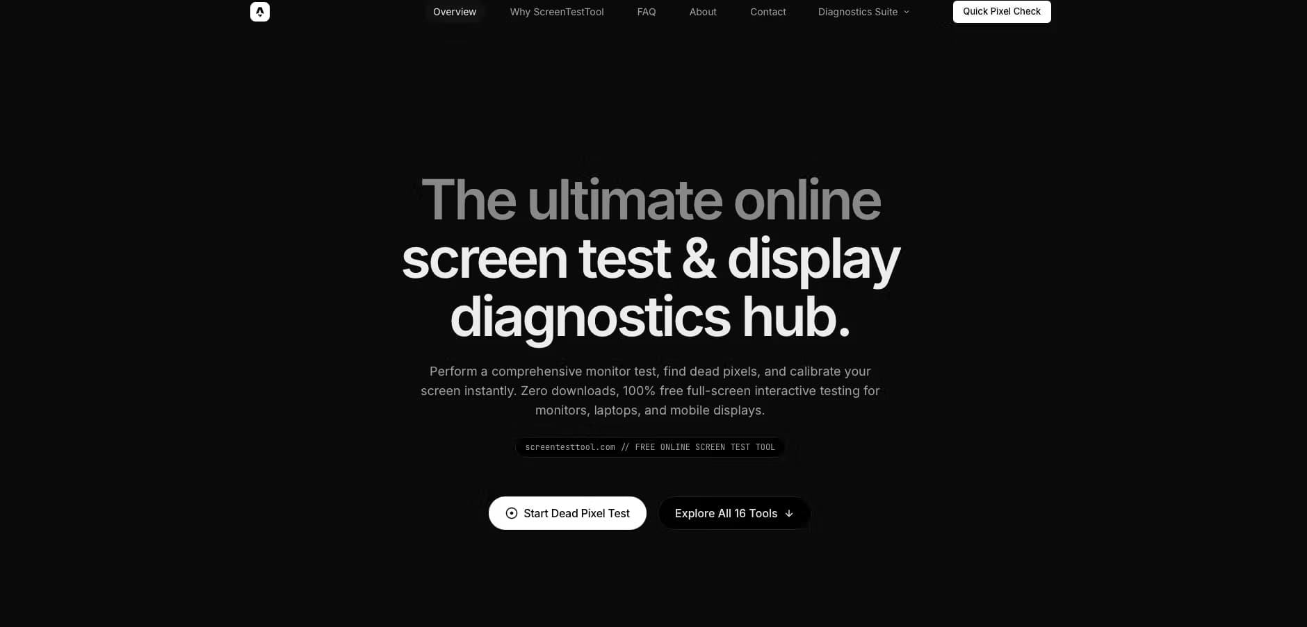 ScreenTestTool