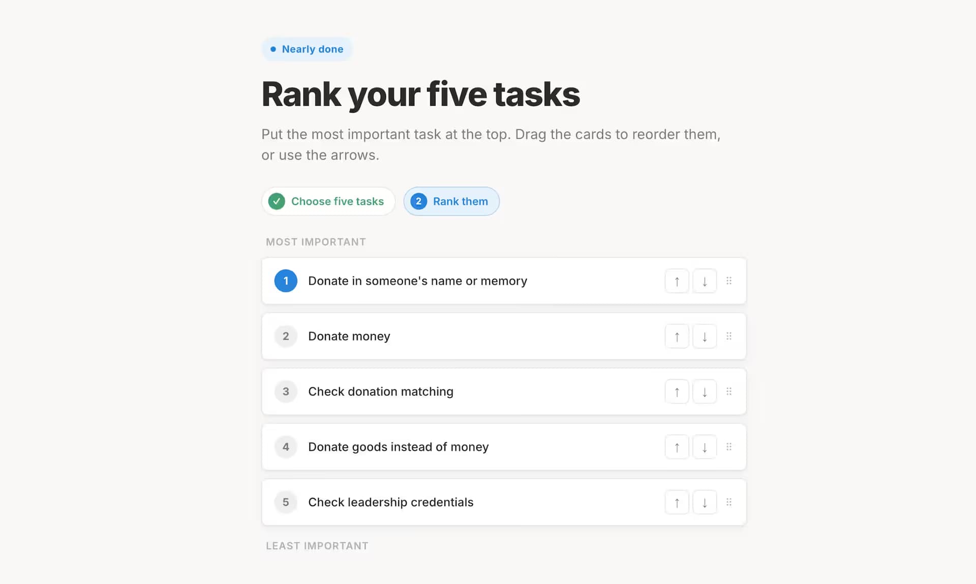 Top Task Analysis