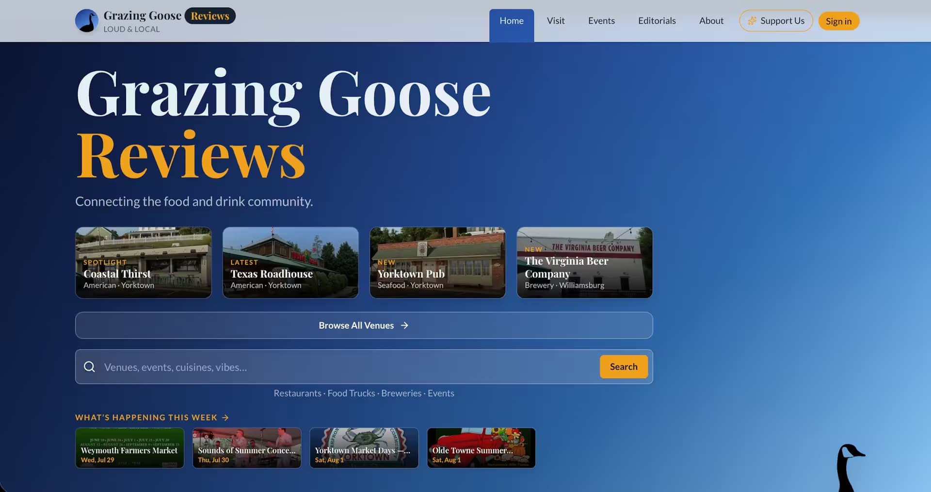 Grazing Goose